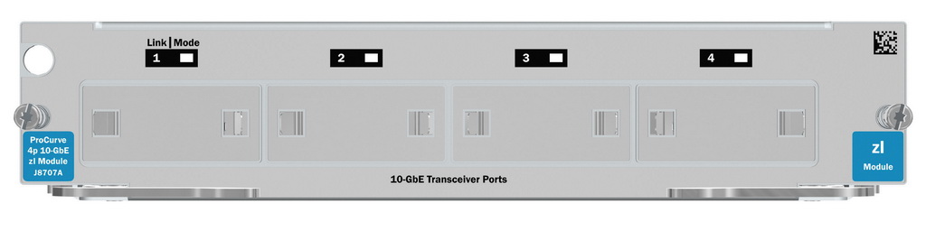 J8707A HP ProCurve 5400zl 4-Port 10-Gbase-X2 XFP Local Connection Module (LCM) Switch Expansion Module (Refurbished)