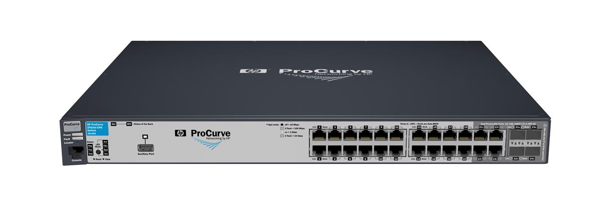 J9145AN HP ProCurve E2910al-24G 24-Ports Stackable Managed Gigabit Ethernet Switch + 4 x SFP (mini-GBIC) (Refurbished)