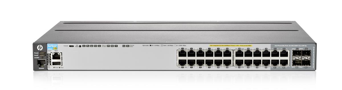 J9727A#ABB HP ProCurve 2920-24G 24-Ports PoE+ Managed Gigabit Ethernet Switch (Refurbished)