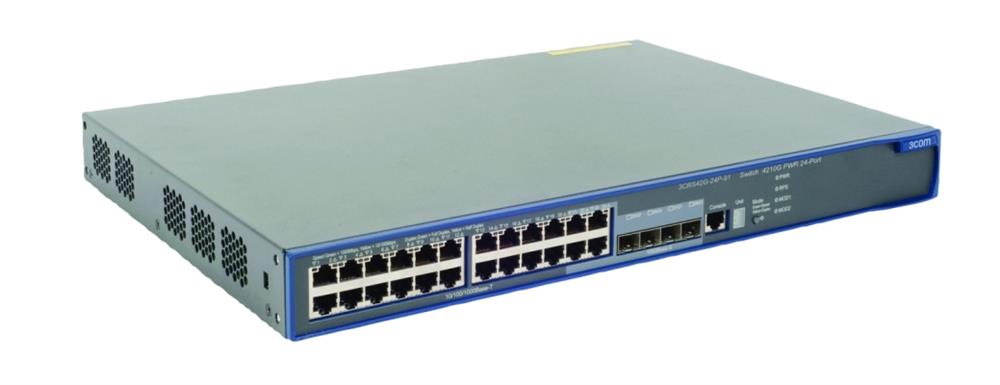 JF846A HP E4210-24G-PoE (Power over Ethernet) 24-Ports Layer-3 Gigabit Ethernet Switch (Refurbished)