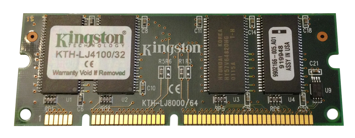 KTH-LJ4100/32 Kingston 32MB SoDimm PC125 Memory