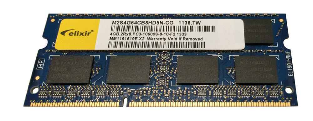 M2S4G64CB8HG5N-CG Elixir 4GB SoDimm Memory