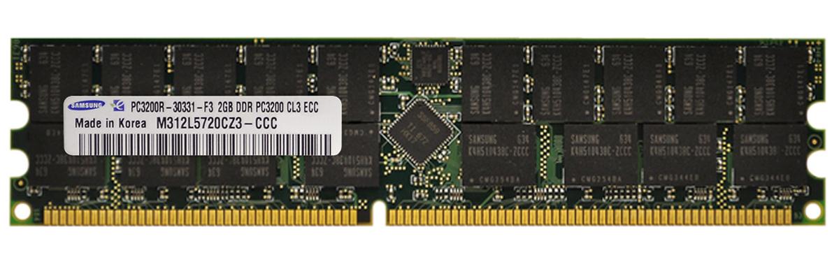 3D-60D157R0-2G 2GB Module DDR PC3200 CL=3 Registered ECC DDR400 2.6V 256Meg x 72 for Asus K8N-DRE Motherboard n/a