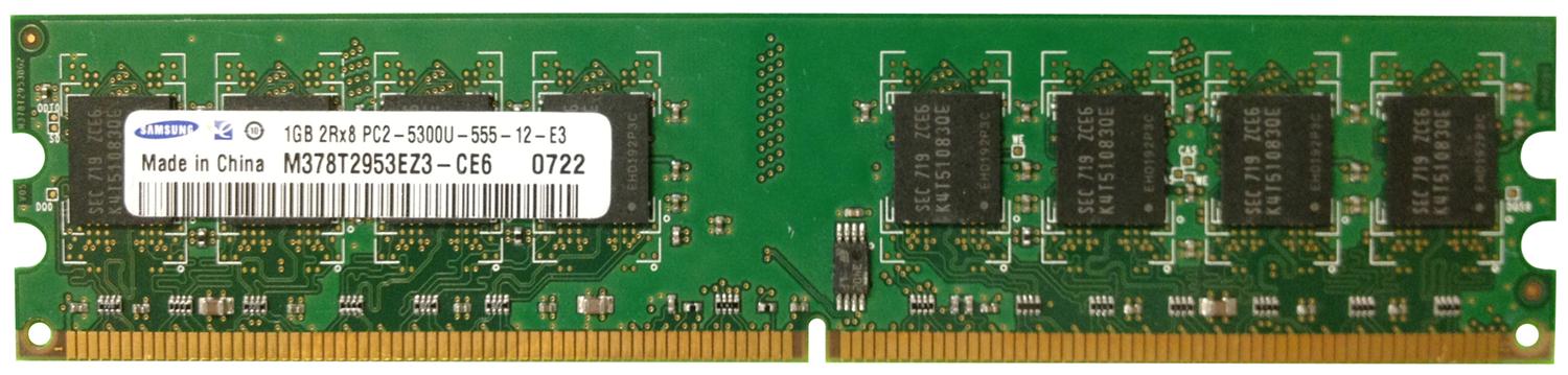 3D-14D228N647696-1G 1GB Module DDR2 PC2-5300 CL=5 non-ECC Unbuffered DDR2-667 1.8V 128Meg x 64 for Gigabyte Technology GA-MA790FX-UD5P Motherboard n/a