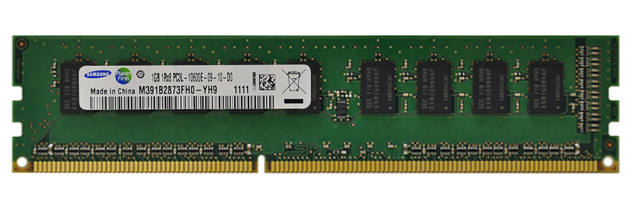 3D-14D323N728292-1G 1GB Module DDR3 PC3-10600 CL=9 ECC Unbuffered DDR3-1333 Single Rank Low Voltage 1.35V 128Meg x 72 for Gigabyte Technology GA-6UASV4 Motherboard n/a