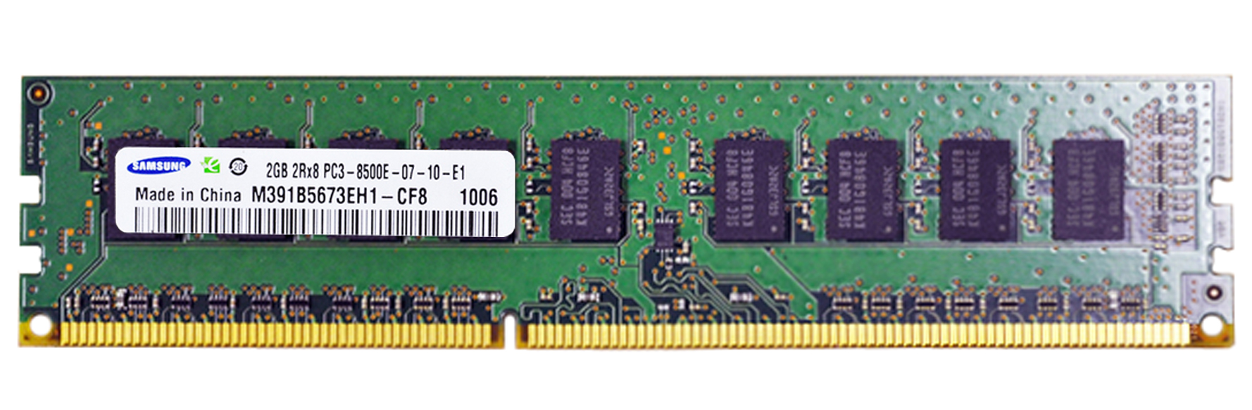 3D-14D325N727746-2G 2GB Module DDR3 PC3-8500 CL=7 ECC Unbuffered DDR3-1066 Dual Rank, x8 1.5V 256Meg x 72 for Gigabyte Technology GA-990FXA-UD3 (rev. 1.0) Motherboard n/a