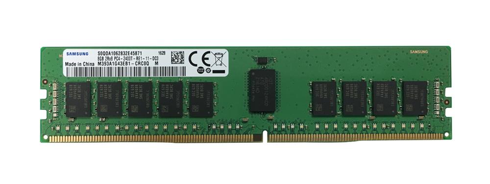 M393A1G43EB1-CRC0Q Samsung 8GB PC4-19200 DDR4-2400MHz Registered ECC CL17 288-Pin DIMM 1.2V Dual Rank Memory Module