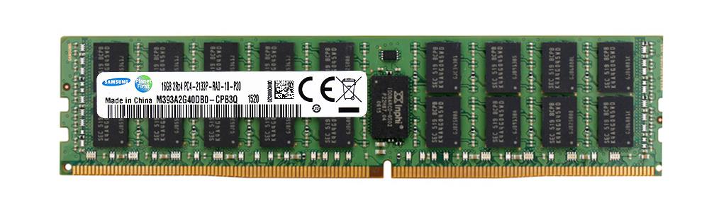 M393A2G40DB0-CPB3Q Samsung 16GB PC4-17000 DDR4-2133MHz Registered ECC CL15 288-Pin DIMM 1.2V Dual Rank Memory Module