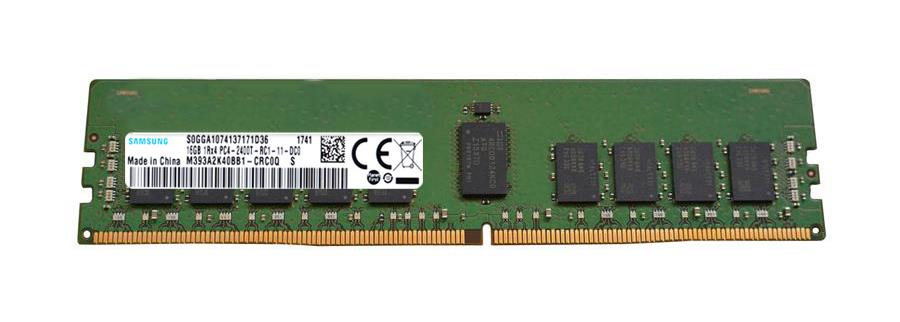 M393A2K40BB1-CRC0Q Samsung 16GB PC4-19200 DDR4-2400MHz Registered ECC CL17 288-Pin DIMM 1.2V Single Rank Memory Module