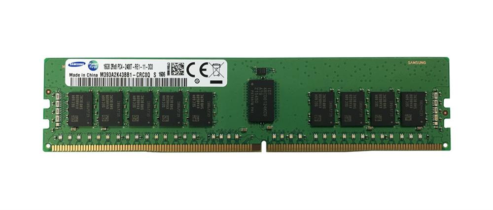 M393A2K43BB1-CRC Samsung 16GB PC4-19200 DDR4-2400MHz Registered ECC CL17 288-Pin DIMM 1.2V Dual Rank Memory Module