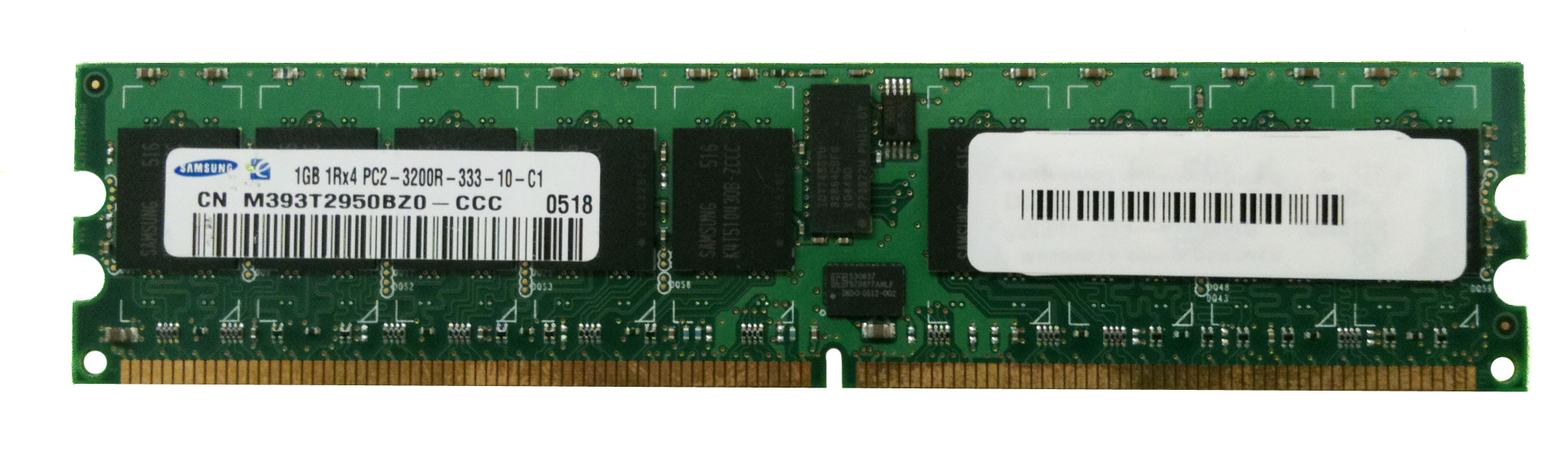 3D-14D225R15843-2G 2GB Kit (2 x 1GB) DDR2 PC2-3200 CL=3 Registered ECC DDR2-400 Single Rank 1.8V 128Meg x 72 for Gigabyte Technology GA-9ITDW-CN Motherboard n/a
