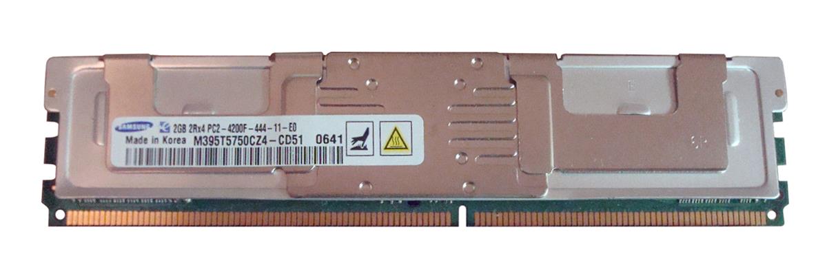 M395T5750CZ4-CD51 Samsung 2GB PC2-4200 DDR2-533MHz ECC Fully Buffered CL4 240-Pin DIMM Dual Rank Memory Module