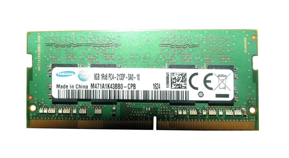 M471A1K43BB0-CPB Samsung 8GB PC4-17000 DDR4-2133MHz non-ECC Unbuffered CL15 260-Pin SoDimm 1.2V Single Rank Memory Module