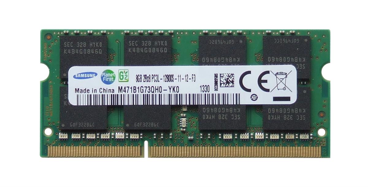 M471B1G73QH0-YK0 Samsung 8GB SoDimm PC12800 Memory