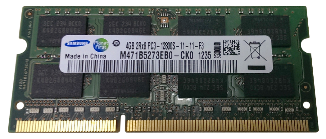 M471B5273EB0-CK0 Samsung 4GB SoDimm PC12800 Memory