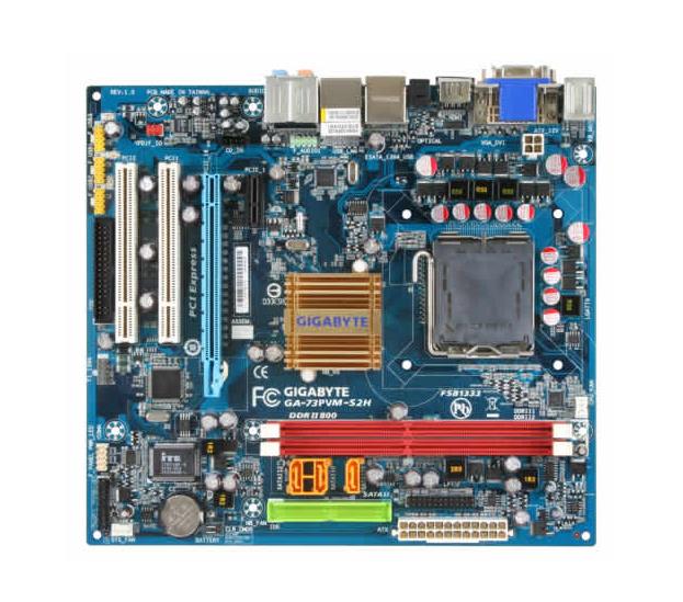 M4L-80040087 Gigabyte Tech GA-73PVM-S2H (rev 1.0) Motherboard