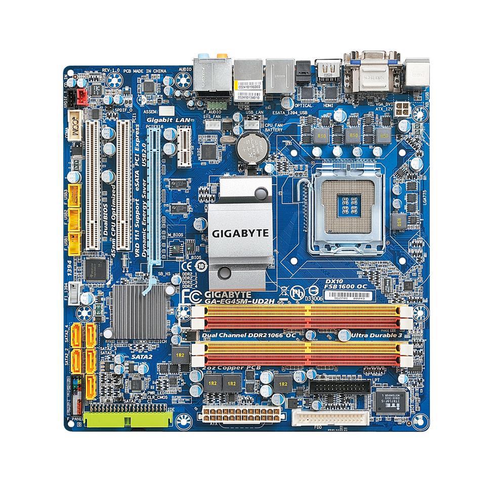 M4L-80057847 Gigabyte Tech GA-EG45M-UD2H Motherboard