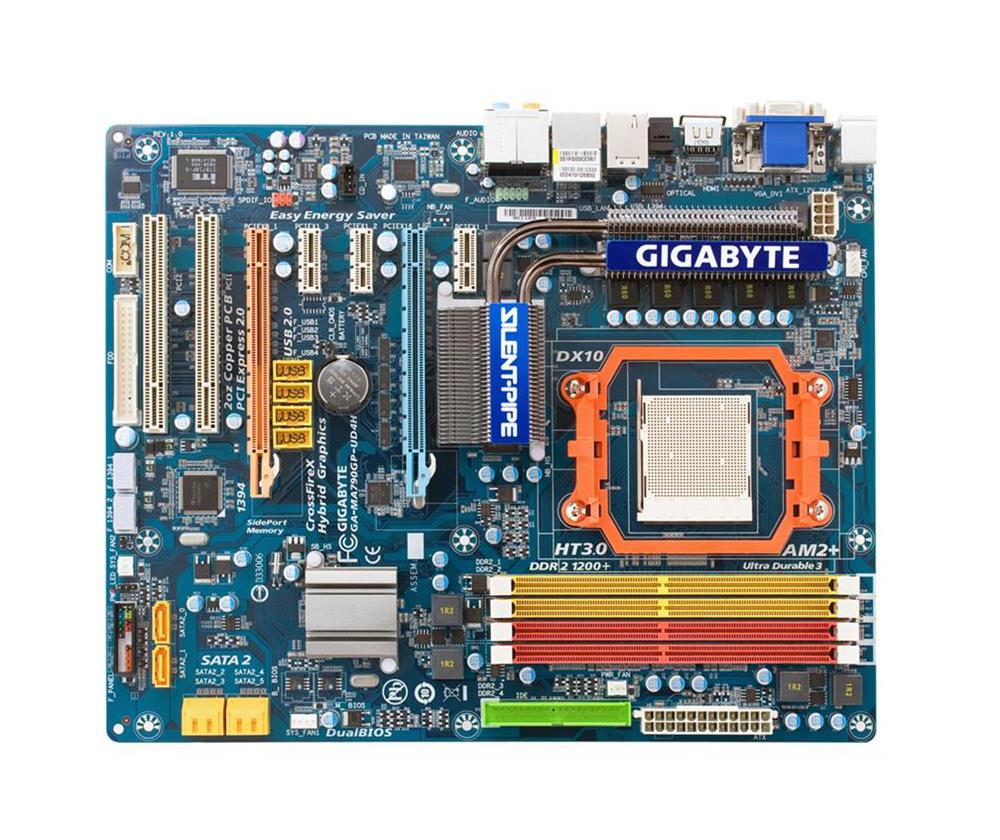 M4L-80058431 Gigabyte Tech GA-MA790GP-UD4H Motherboard