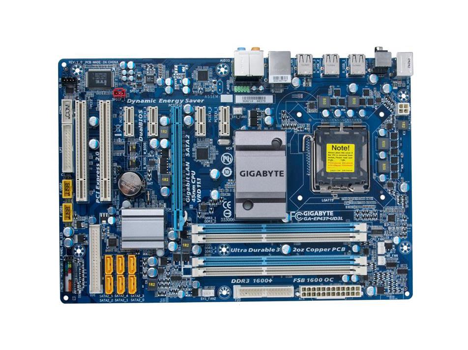 M4L-80064128 Gigabyte Tech GA-EP43T-UD3L (rev. 1.0) Motherboard