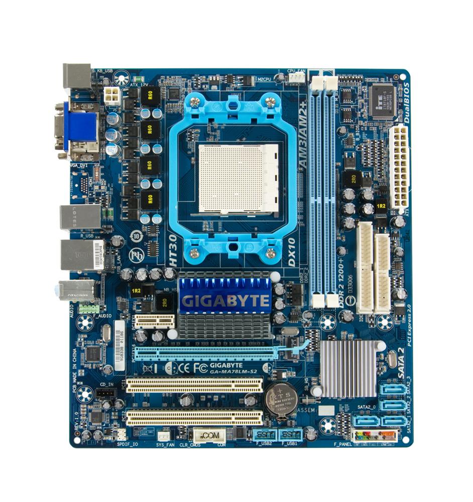 M4L-80067418 Gigabyte Tech GA-MA78LM-S2 Motherboard