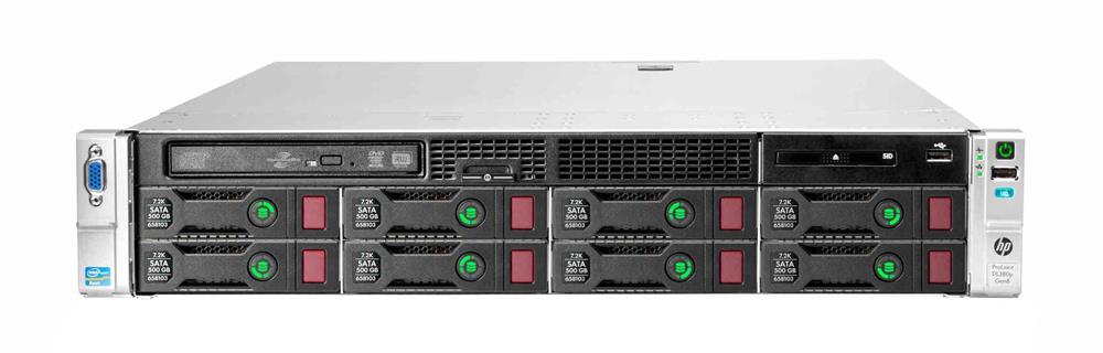 M4L-80092582 HP ProLiant DL380p Gen8 (G8) Xeon 8-Core 2.60GHz (670852-S01)