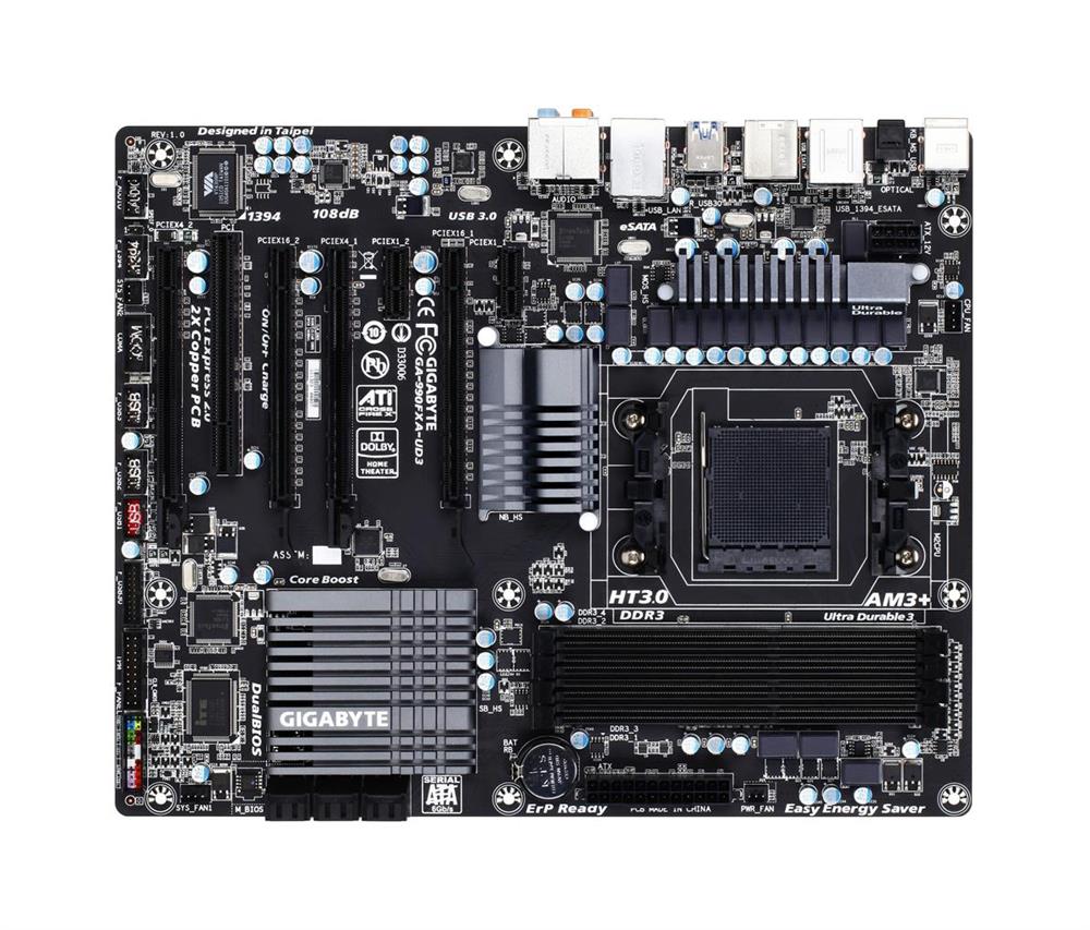 M4L-80098649 Gigabyte Tech GA-990FXA-UD3 (rev. 4.0) Motherboard