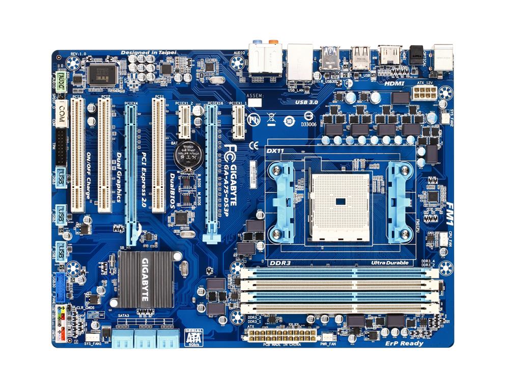 M4L-80105934 Gigabyte Tech GA-A75-DS3P Motherboard
