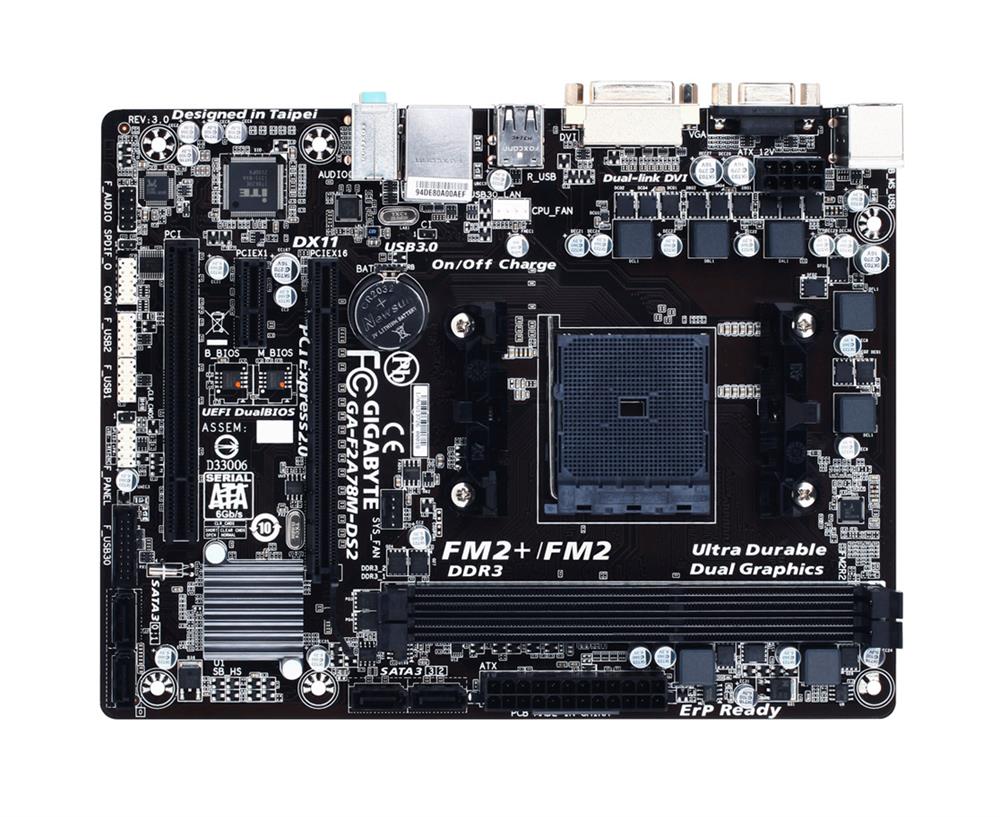 M4L-80105958 Gigabyte Tech GA-F2A78M-DS2 Motherboard