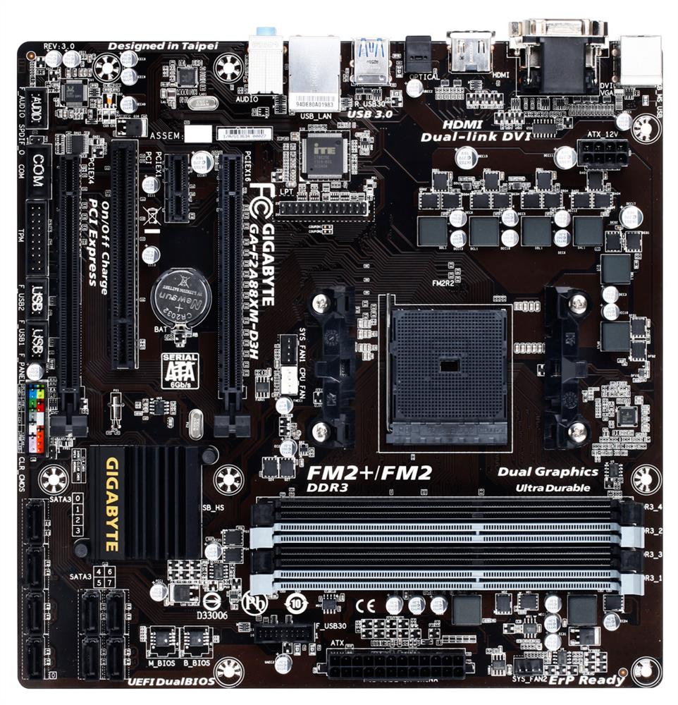 M4L-80105965 Gigabyte Tech GA-F2A88XM-D3H Motherboard
