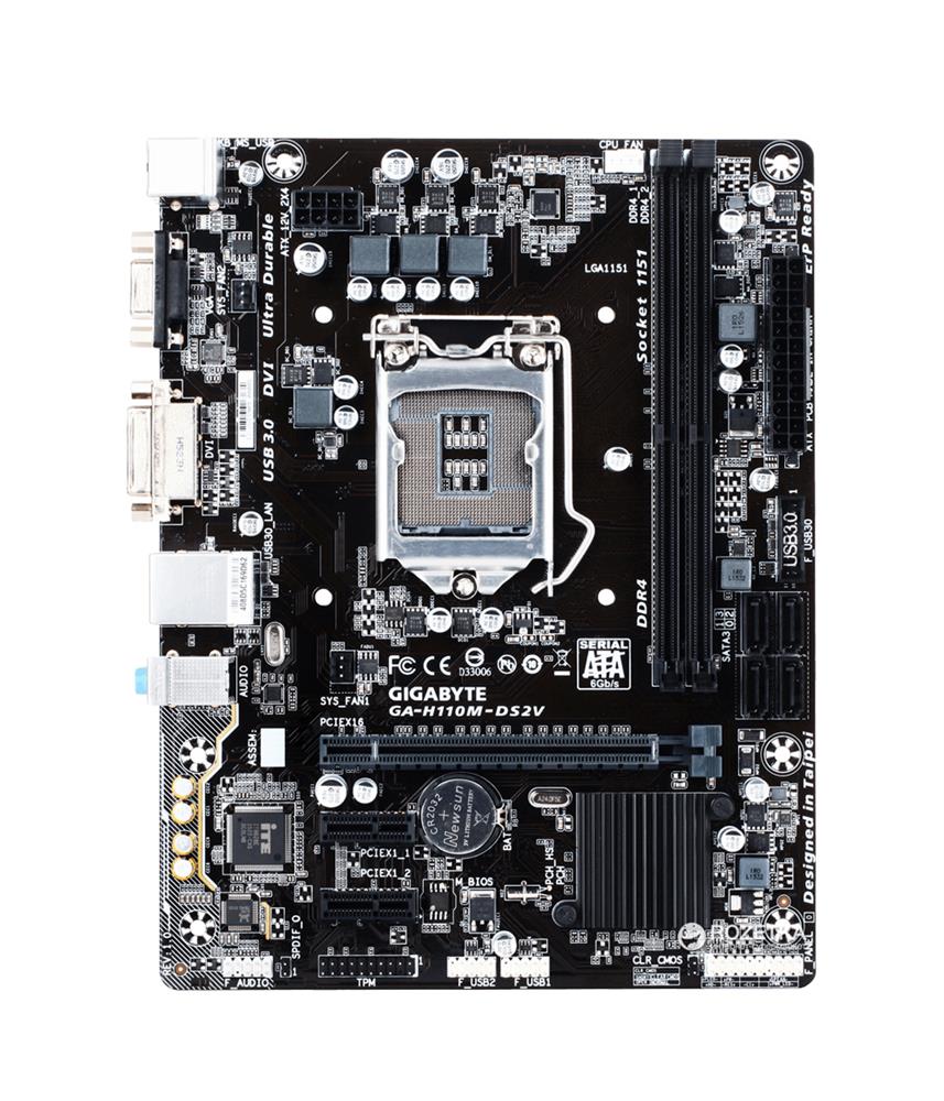 M4L-80113772 Gigabyte Tech GA-H110M-DS2V DDR4 Motherboard