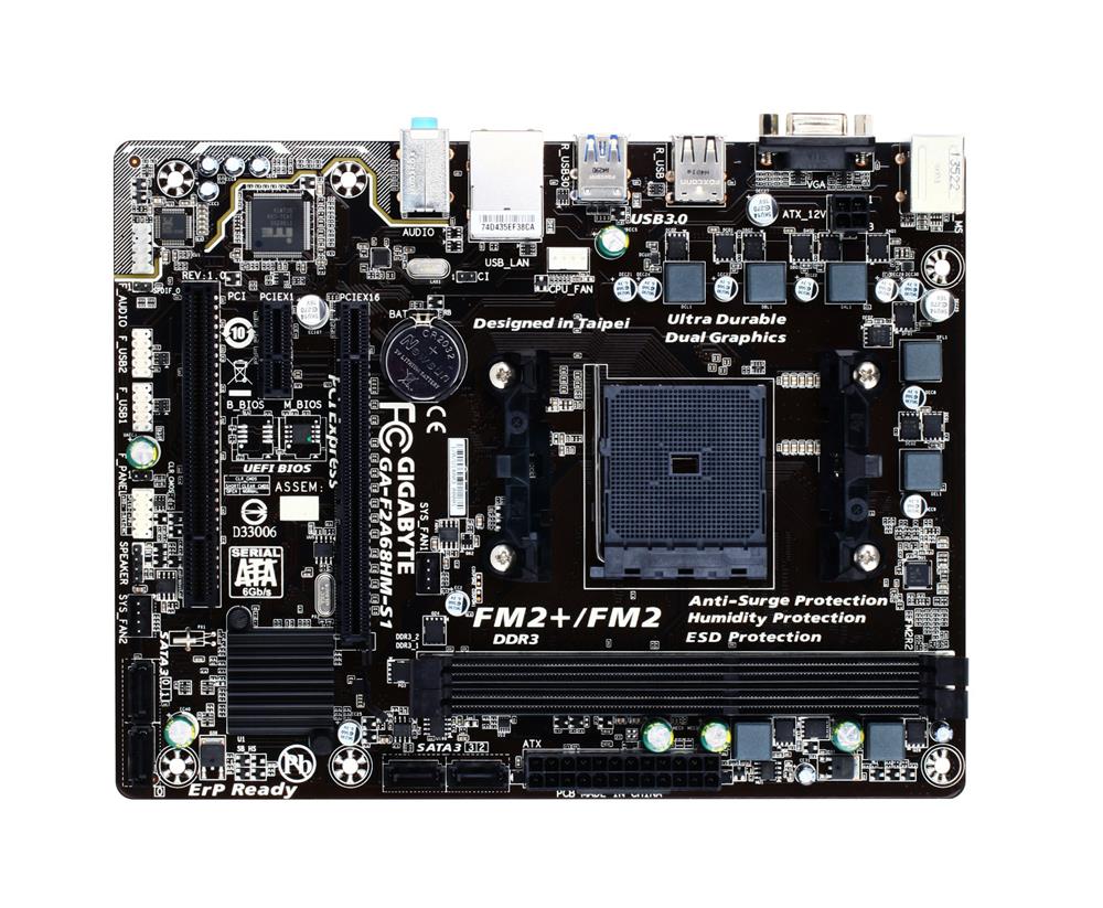 M4L-80119164 Gigabyte Tech GA-F2A68HM-S1 Motherboard