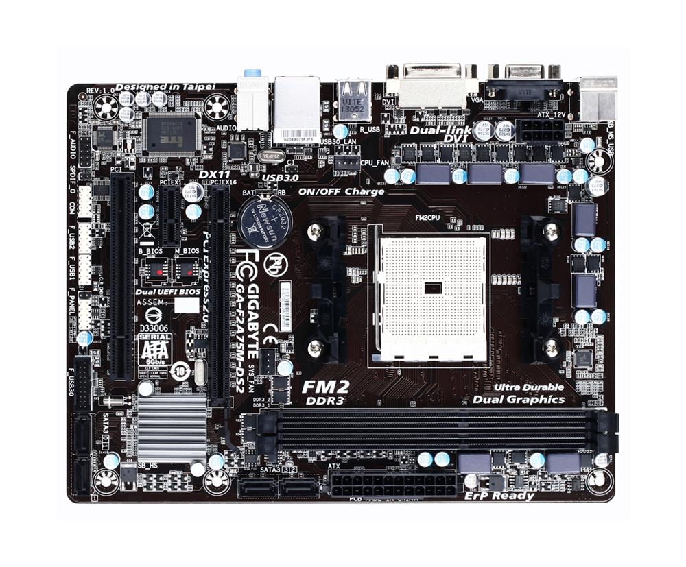 M4L-80119165 Gigabyte Tech GA-F2A75M-DS2 Motherboard