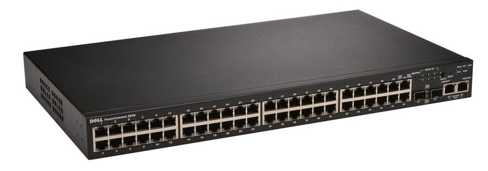 M725K Dell PowerConnect 3548 48-Ports 10/100 Base-T Managed Switch (Refurbished)