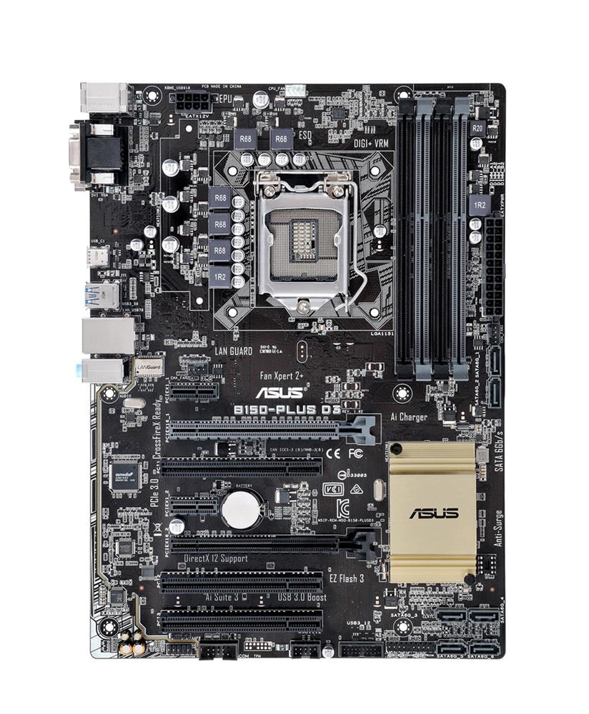 MBB150PLU ASUS Socket LGA 1151 Intel B150 Chipset 7th/6th Generation Core i7 /i5 / i3 / Pentium / Celeron Processors Support DDR 4x DIMM 6x SATA 6.0Gb/s ATX Motherboard (Refurbished)