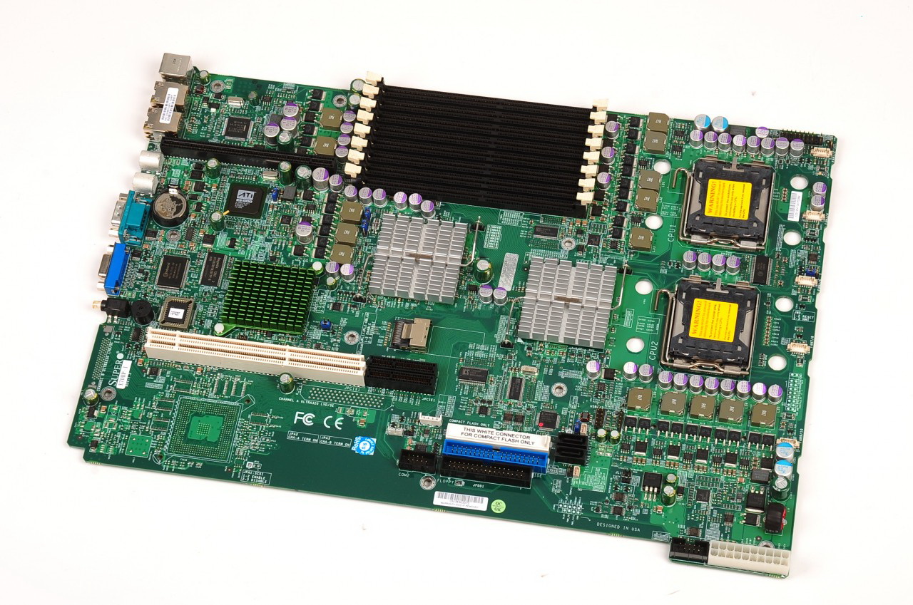 MBD-X7DBP-i-O SuperMicro X7DBP-I Dual Socket LGA 771 Intel 5000P Chipset Quad & Dual Core 64-Bit Xeon Processors Support SDRAM 8x DIMM 2x SATA Proprietary Server Motherboard (Refurbished)