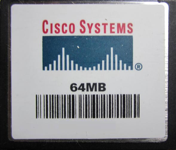MEM-1800-64CF Cisco 64MB Flash Card for Cisco 1800 Series Routers