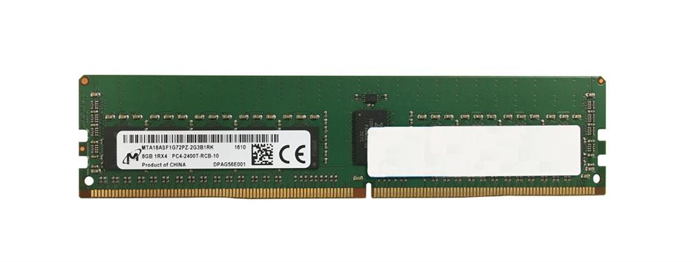 MTA18ASF1G72PZ-2G3B1RK Micron 8GB PC4-19200 DDR4-2400MHz Registered ECC CL17 288-Pin DIMM 1.2V Single Rank Memory Module