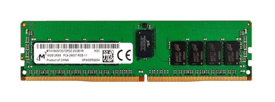 MTA18ASF2G72PDZ-2G3B1RI Micron 16GB PC4-19200 DDR4-2400MHz Registered ECC CL17 288-Pin DIMM 1.2V Dual Rank Memory Module