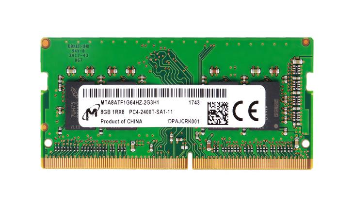 MTA8ATF1G64HZ-2G3H1 Micron 8GB SoDimm PC19200 Memory
