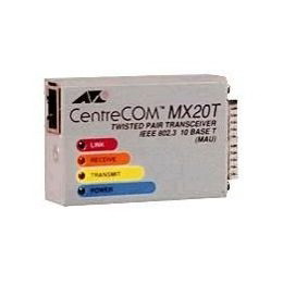 MX20T Allied Telesis CentreCOM 10Mbps IEEE 802.3 Twisted Pair micro Transceiver with AUI Connector