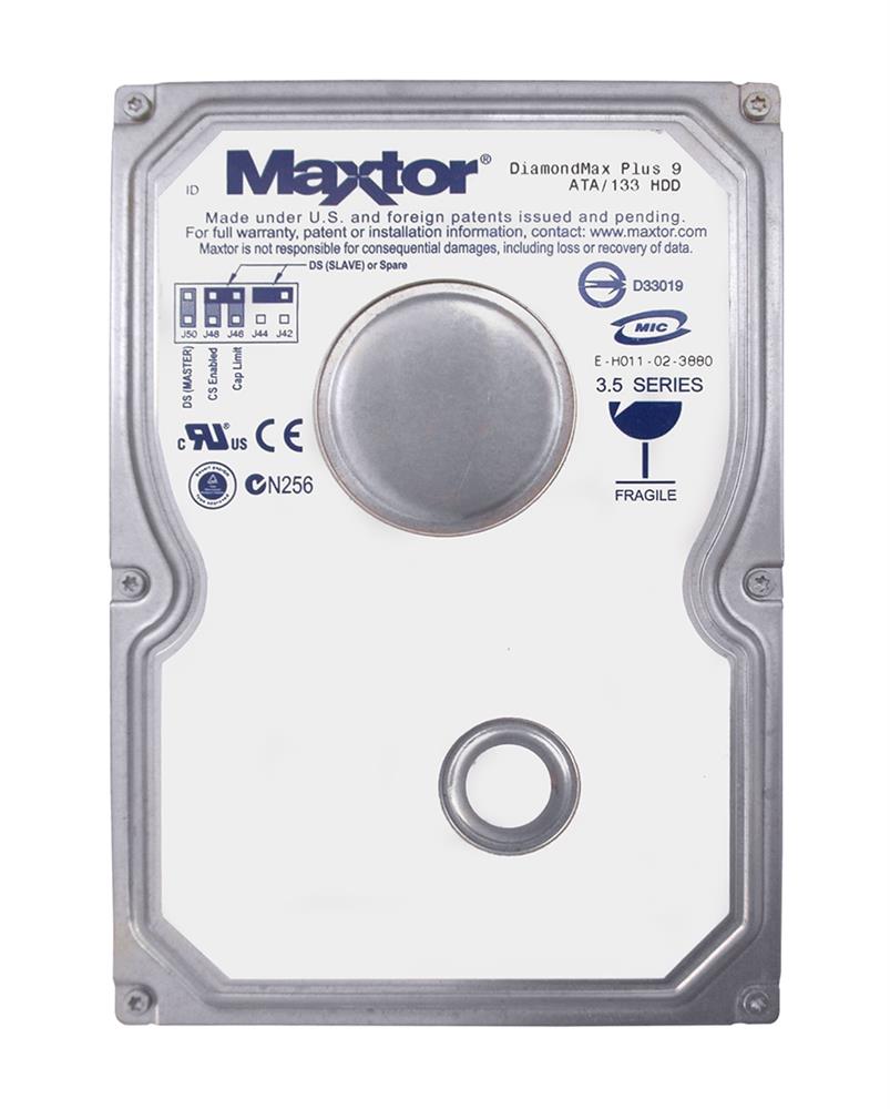 MX6Y160P0 Maxtor DiamondMax Plus 9 160GB 7200RPM ATA-133 8MB Cache 3.5-inch Internal Hard Drive