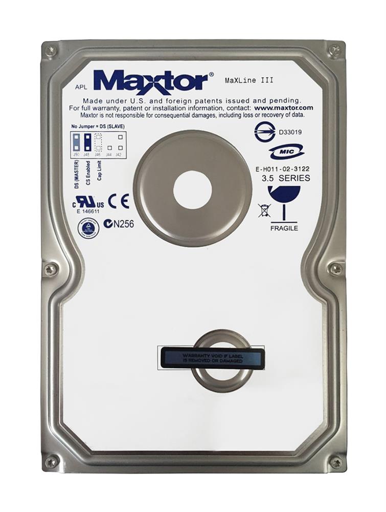 MX7L250R0 Maxtor MaXLine III 250GB 7200RPM ATA-133 16MB Cache 3.5-inch Internal Hard Drive