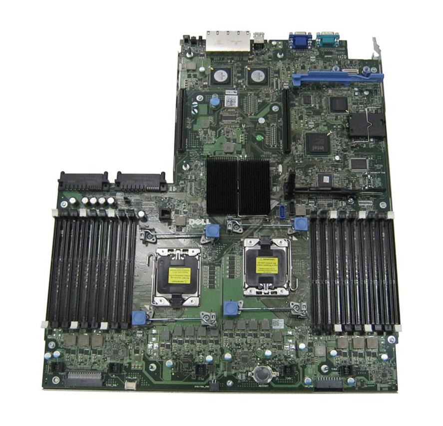 N047H Dell System Board (Motherboard) Dual Socket LGA1366 for PowerEdge R710 Server (Refurbished)