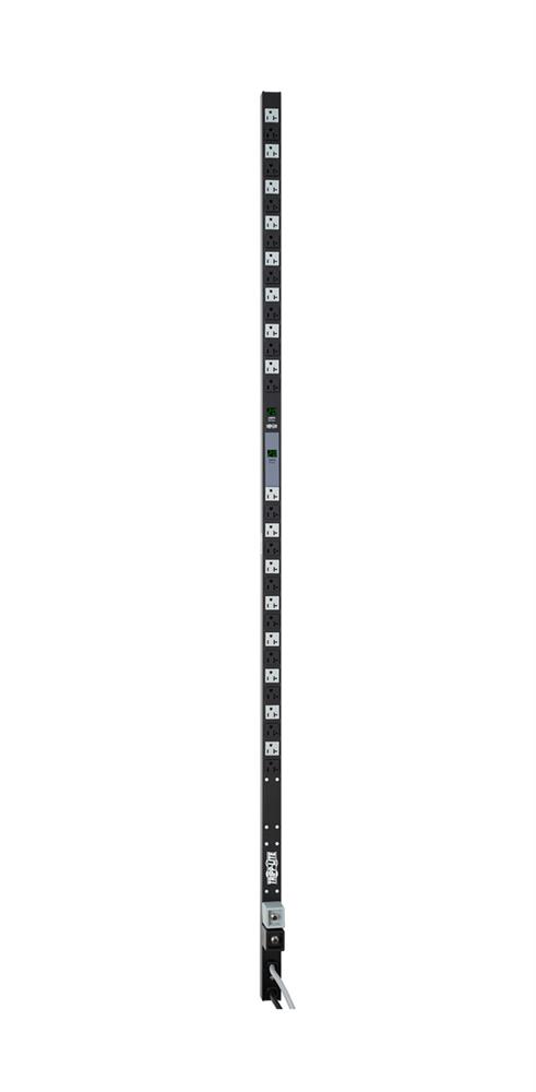 PDUMV40 Tripp Lite Metered Power Distribution Unit (PDU) 20A Dual Circuit 32 Outlets (5-15/20R) 120V L5-20P/5-20P Vertical Rack-Mount Power (Refurbished)