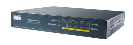 PIX-501-50BUNK8-RF Cisco PIX 501-50 3DES Security Appliance Bundle Chassis 50 Users (Refurbished)
