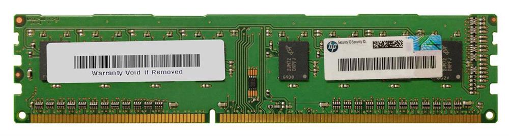 QX568AV HP 2GB PC3-12800 DDR3-1600MHz non-ECC Unbuffered CL11 240-Pin DIMM Single Rank Memory Module