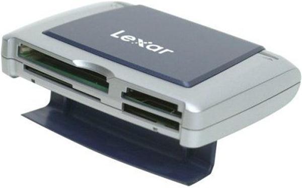 RW022-001 Lexar USB 2.0 Multi-Card Reader CompactFlash Type I, CompactFlash Type II, SmartMedia Card (SM), Memory Stick, Memory Stick PRO, MultiMediaCard (MMC), Secure Digital (SD) Card, xD-Picture Card, Microdrive, Memory Stick Duo, Memory Stick PRO Duo, miniSD Card, RS-MMC