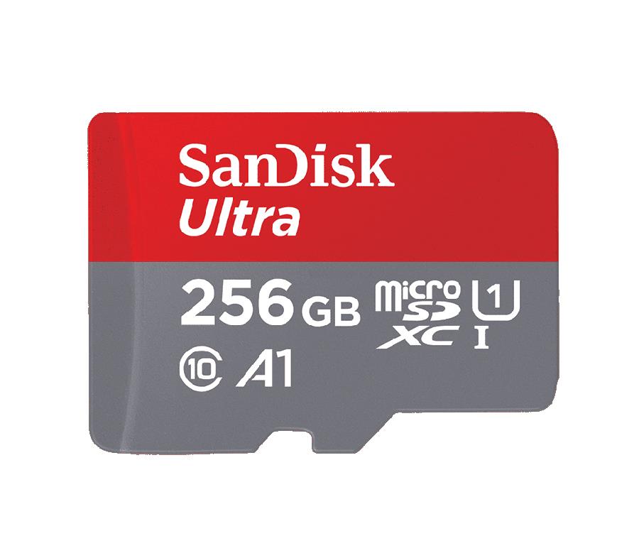 SDSQUAR-256G-ZN6MA SanDisk Ultra 256GB Class 10 microSDXC UHS-I Flash Memory Card