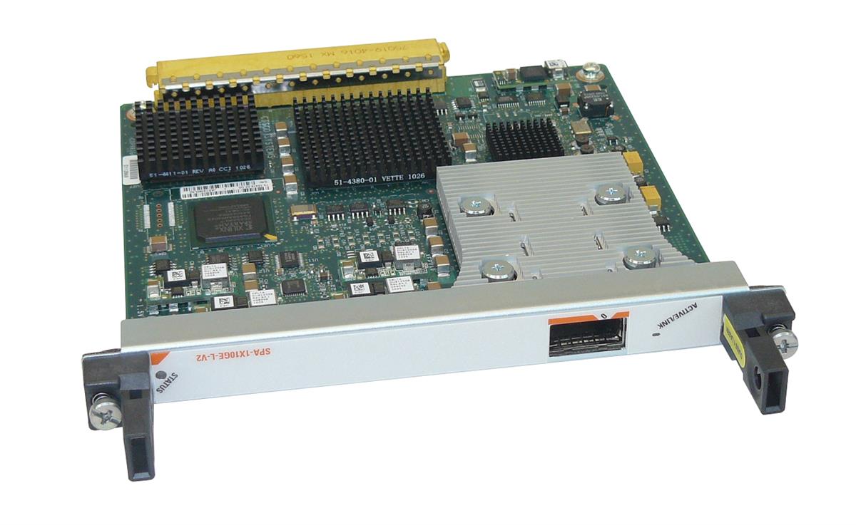SPA-1X10GE-L-V2= Cisco 1-Port 10Gbps 10Gigabit Ethernet Shared Port Adapter (Refurbished)