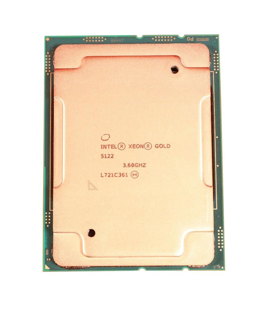 SR3AT Intel Xeon Gold 5122 Quad-Core 3.60GHz 10.40GT/s UPI 16.5MB L3 Cache Socket LGA3647 Processor